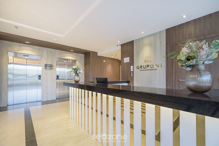Apartamento com vista para o mar a 280 metros da praia MHF20