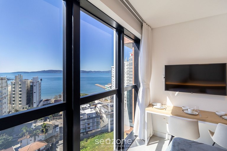 Depto vista mar c/ piscina 280m playa MHFB1307