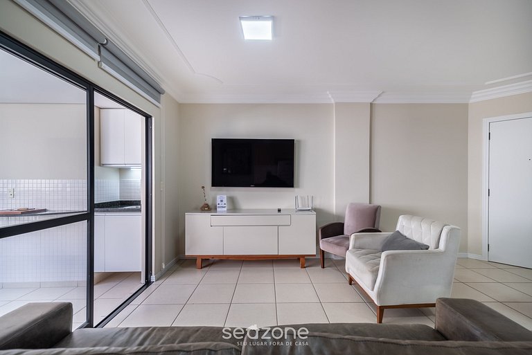 Apt con vista al mar, 2 min dela playa, BC ESA0902