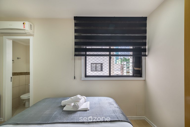 Apto vista mar loc privileg. 2min praia BC ESA0902