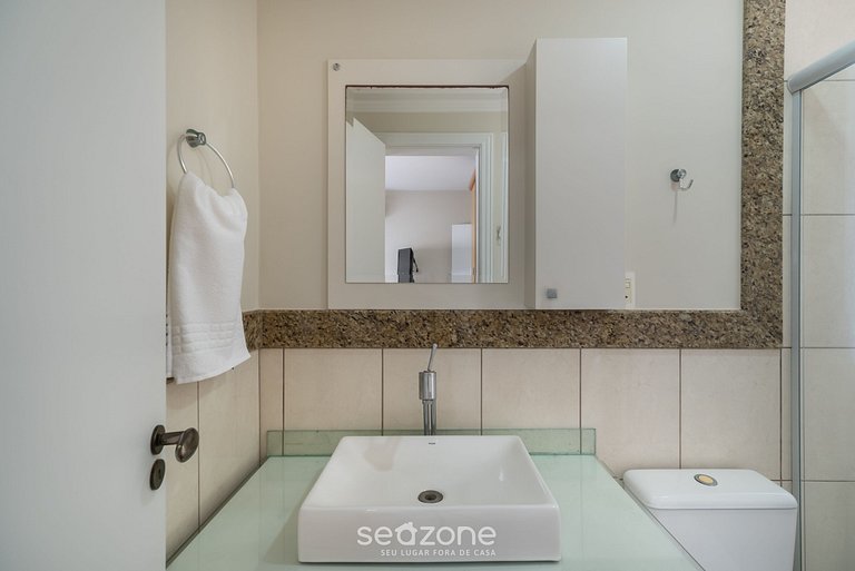 Apt con vista al mar, 2 min dela playa, BC ESA0902