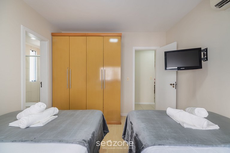 Apto vista mar loc privileg. 2min praia BC ESA0902