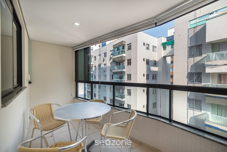 Apto vista mar loc privileg. 2min praia BC ESA0902