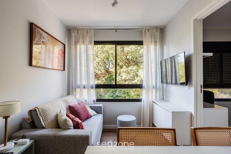 Apto moderno c/ piscina próximo ao Shopping BIA035