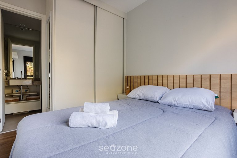 Apto moderno c/ piscina próximo ao Shopping BIA035