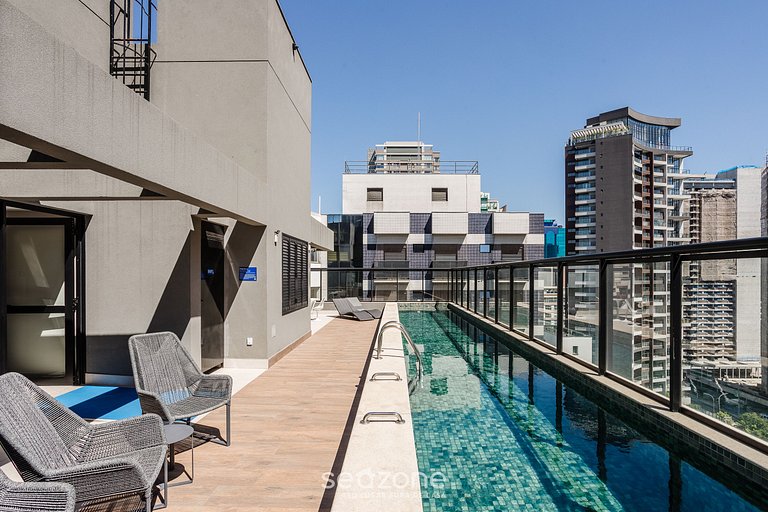 Apto moderno con piscina cerca del Shopping BIA035