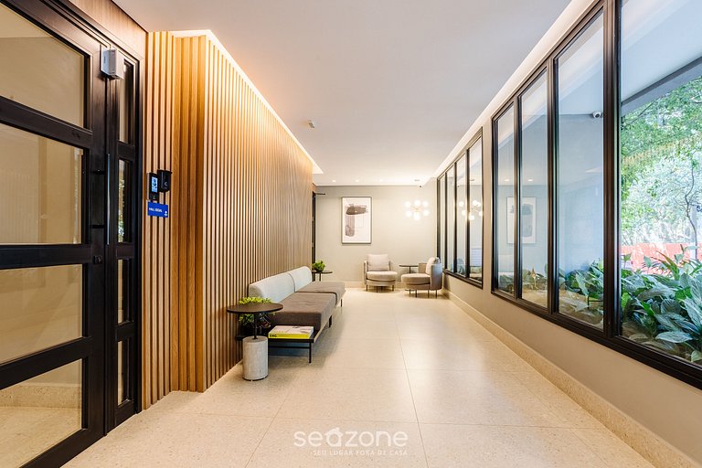 Apto moderno c/ piscina próximo ao Shopping BIA035