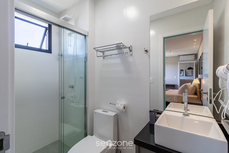 Apto vista mar cond. c/ piscina 280m praia MHF2109