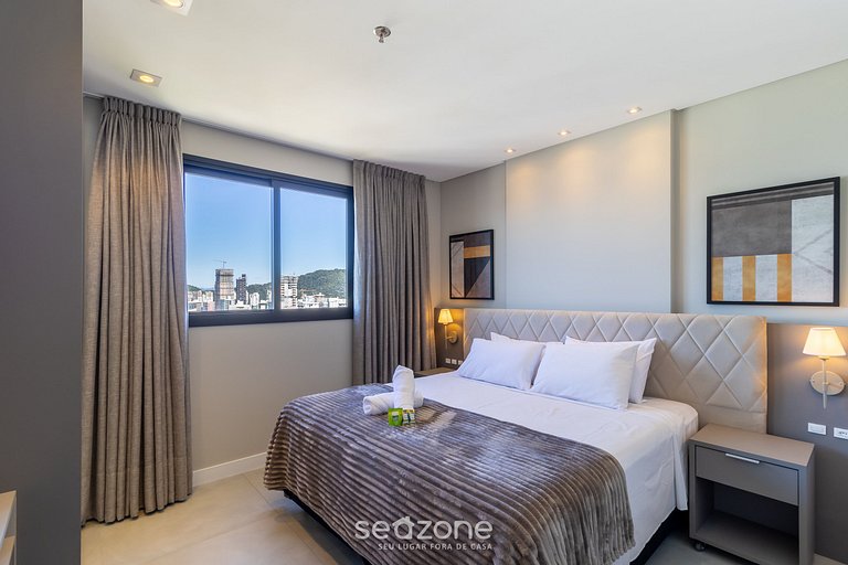 Apartamento com vista para o mar no condomínio, a 280 metros