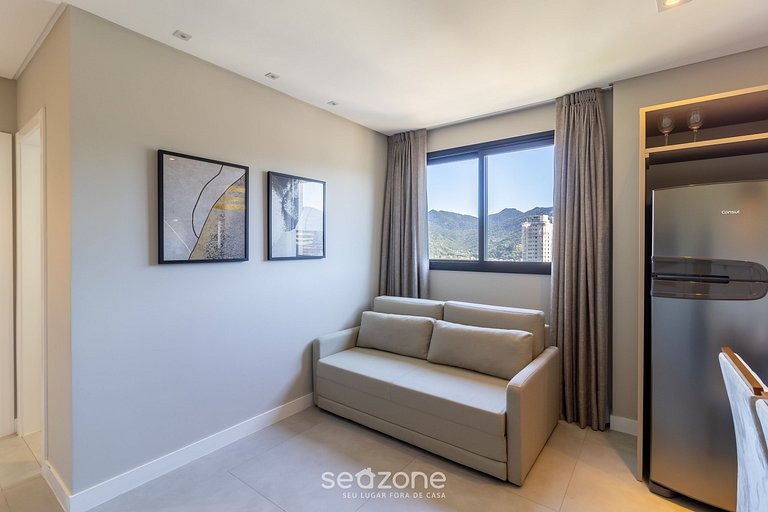 Apartamento com vista para o mar no condomínio, a 280 metros