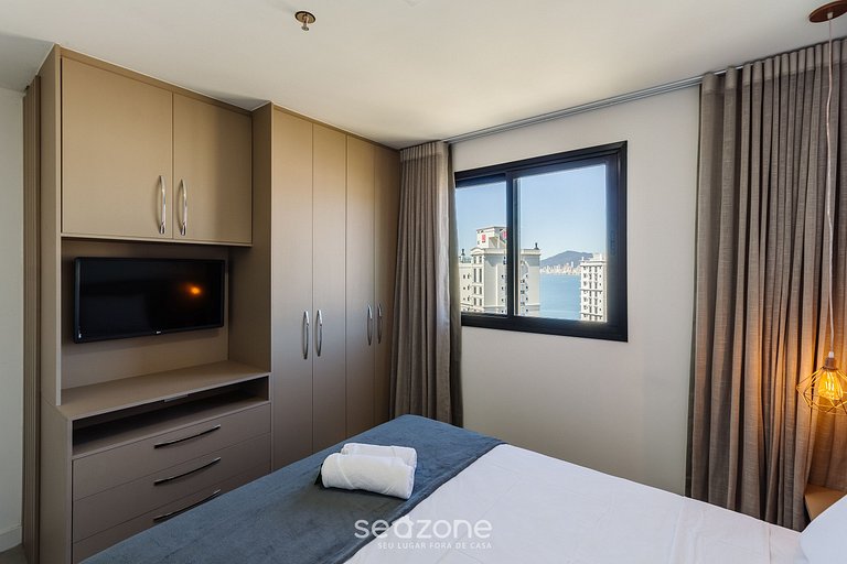 Apto cond c/ piscina e acad. 280m da Praia MHF1609