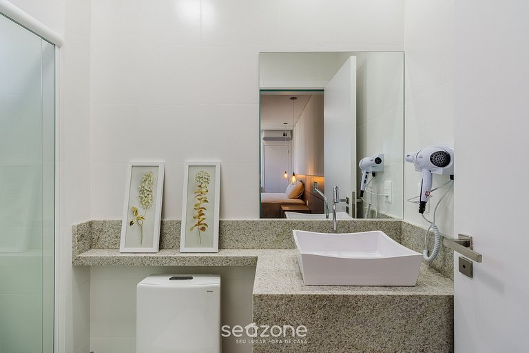 Apto cond c/ piscina e acad. 280m da Praia MHF1609