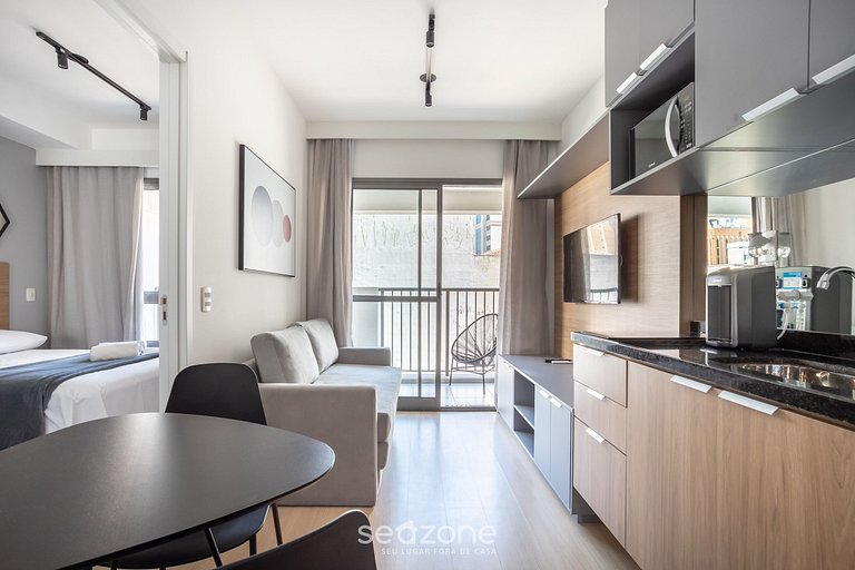 Apartament moderno 250m del metro Paulista NXO0603