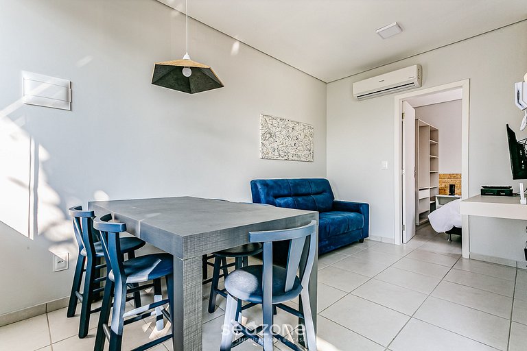 Encajar frente a Lagoa da Conceição