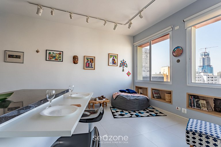 Apt espaçoso no coração de SP - BRJ143