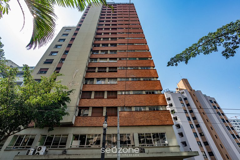 Apart espacioso en el corazón de SP - BRJ143