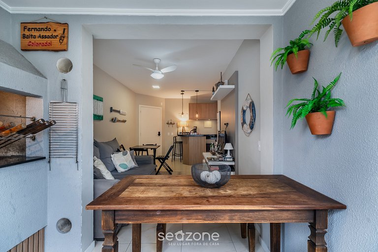 Apartamento em Jurerê situado próximo a praia JSR112 Seazone