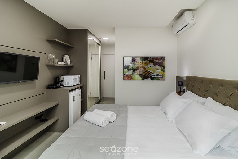 Estudio vista mar a 280m playa en Itapema MHFB0503