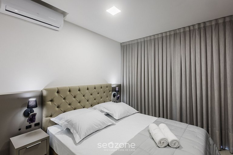 Studio vista mar 280 da praia em Itapema MHFB0503