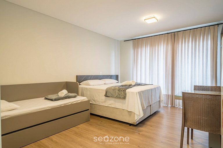 Estudio para casal aprox 4 min da praia VFR504