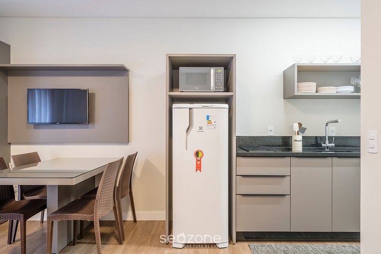 Estudio para casal aprox 4 min da praia VFR504