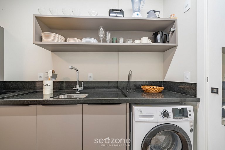 Estudio para casal aprox 4 min da praia VFR504