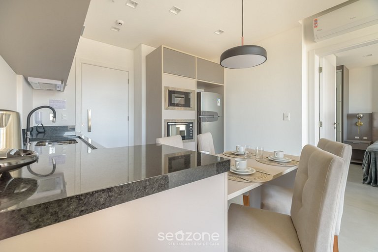 Apto vista mar cond. c/ piscina 280m praia MHF1303