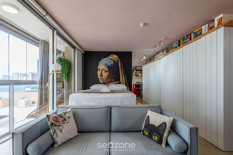 Studio Confortável com Piscina Aquecida DPA210