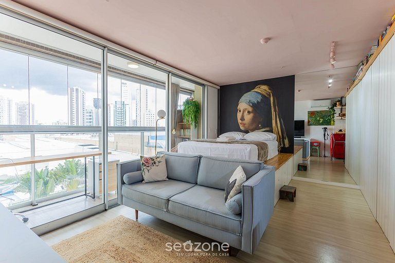 Estudio Cómodo con Piscina Climatizada DPA210