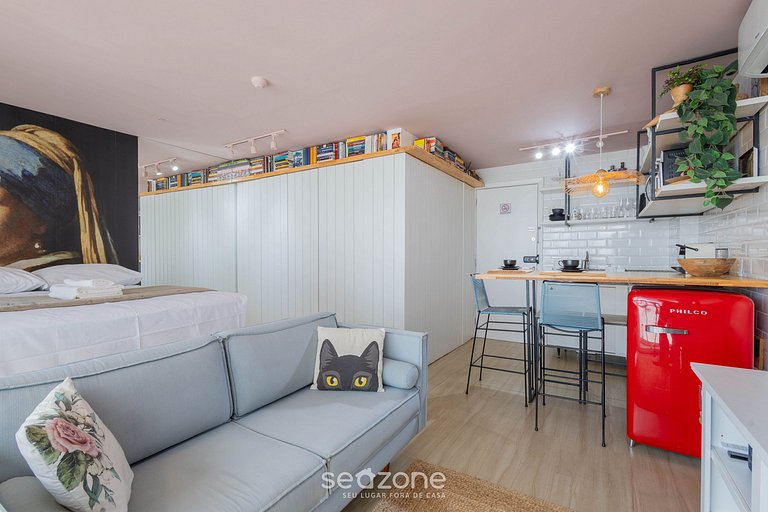 Studio Confortável com Piscina Aquecida DPA210