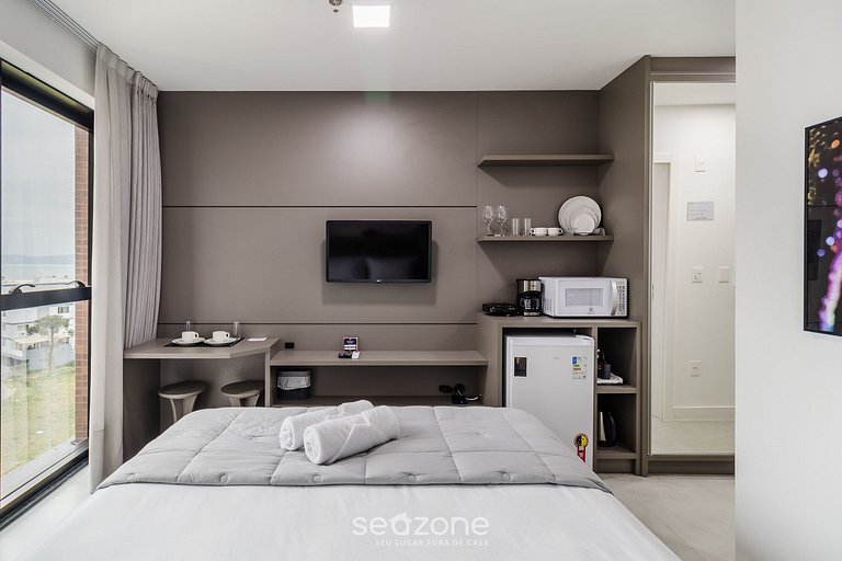 Apto Moderno con Vista Mar en Itapema MHFB0504