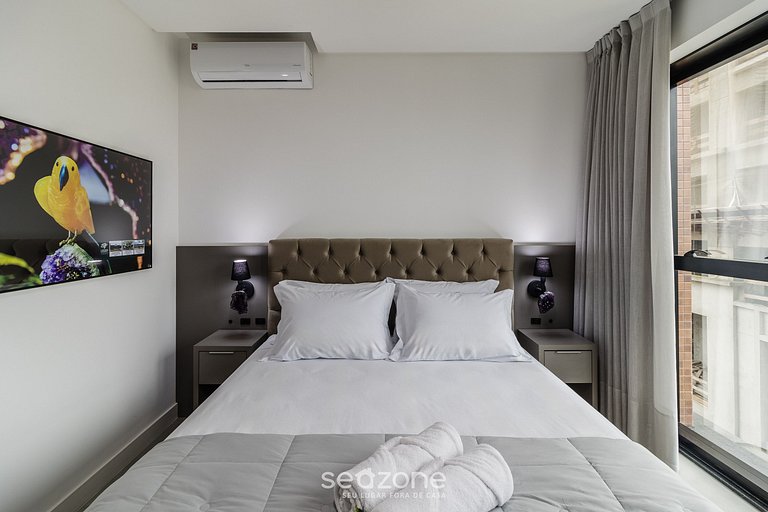 Apto Moderno con Vista Mar en Itapema MHFB0504