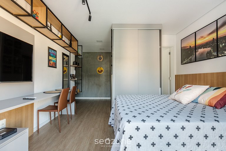 Estúdio c/ piscina em Bela vista SP - BVA0601