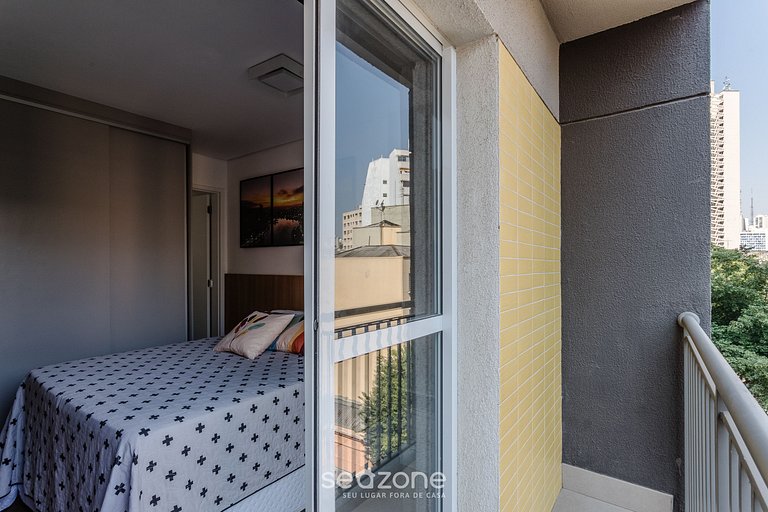 Estúdio c/ piscina em Bela vista SP - BVA0601