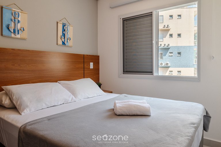 Acogedor apto a 550 m de Praia Grande IRE021