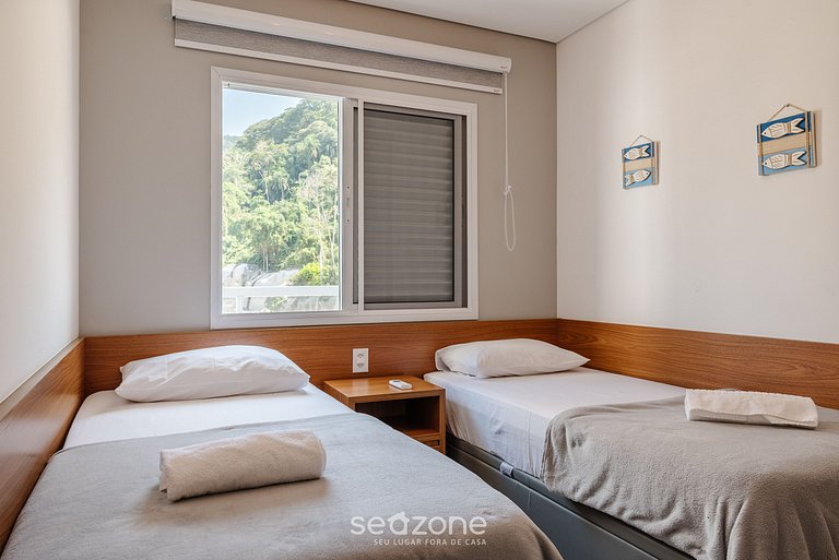 Acogedor apto a 550 m de Praia Grande IRE021