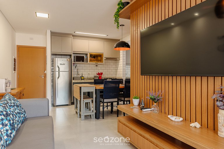 Acogedor apto a 550 m de Praia Grande IRE021