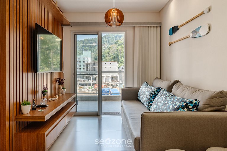 Acogedor apto a 550 m de Praia Grande IRE021