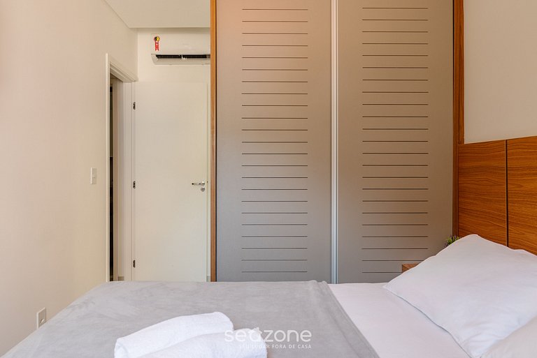 Acogedor apto a 550 m de Praia Grande IRE021