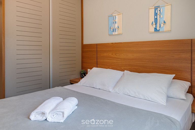 Acogedor apto a 550 m de Praia Grande IRE021