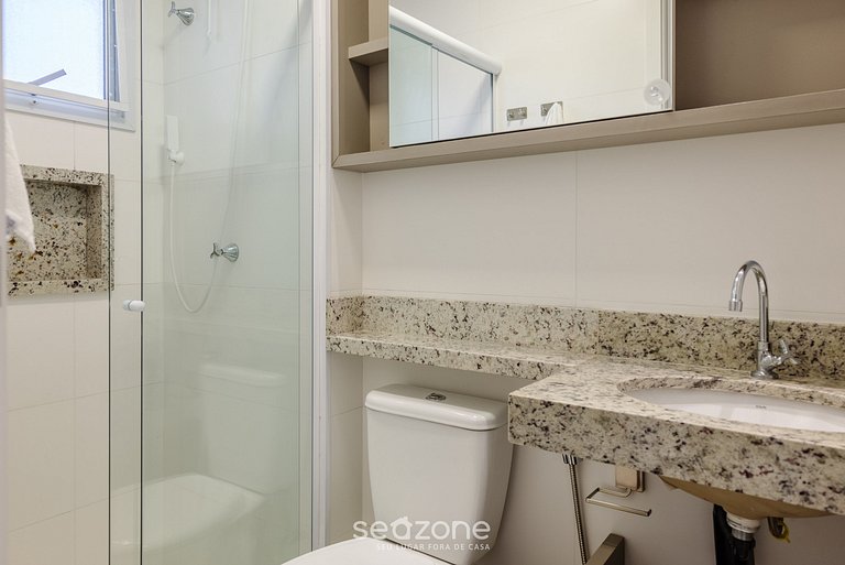 Acogedor apto a 550 m de Praia Grande IRE021