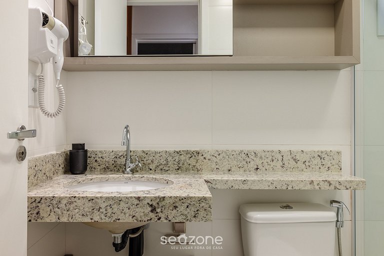 Acogedor apto a 550 m de Praia Grande IRE021