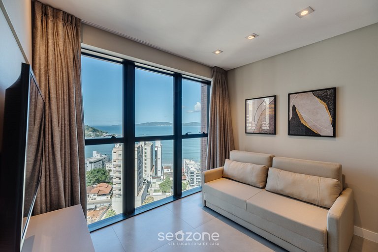 Apto vista mar cond. c/ piscina 280m Praia MHF1604