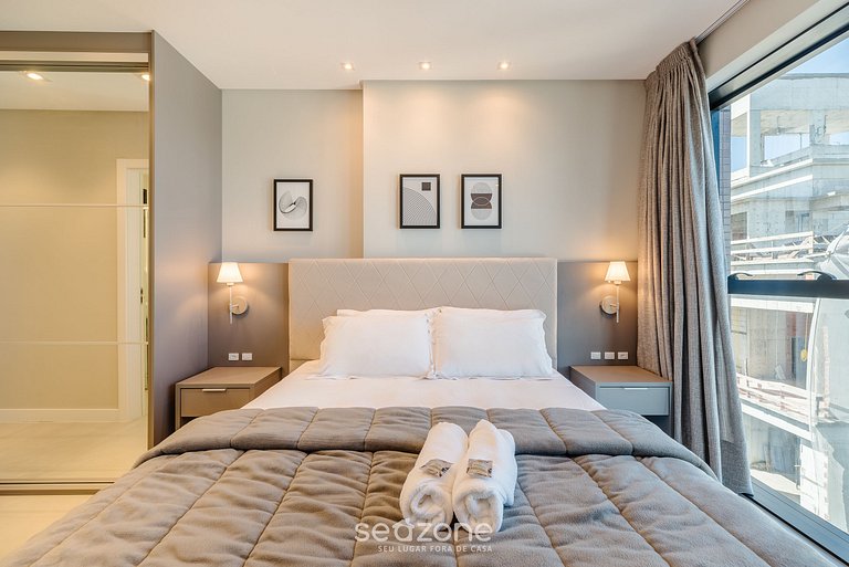 Apto vista mar cond. c/ piscina 280m Praia MHF1604