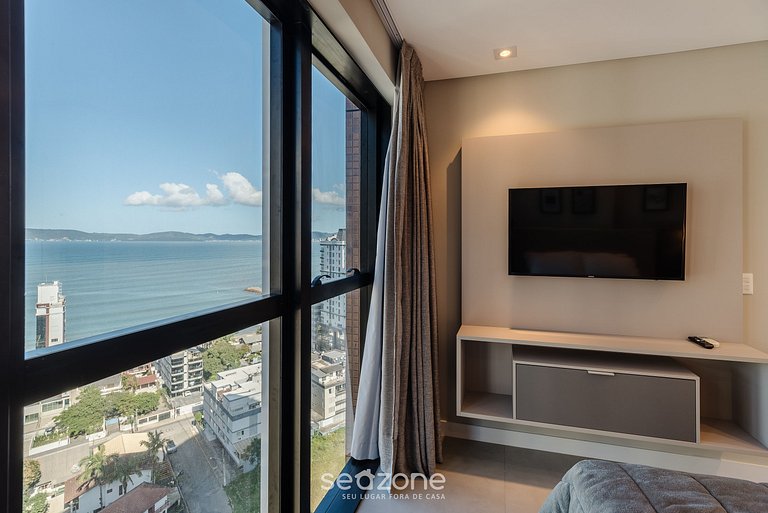 Apto vista mar cond. c/ piscina 280m Praia MHF1604