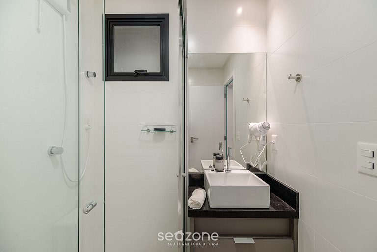 Apto vista mar cond. c/piscina 280m MHF1604