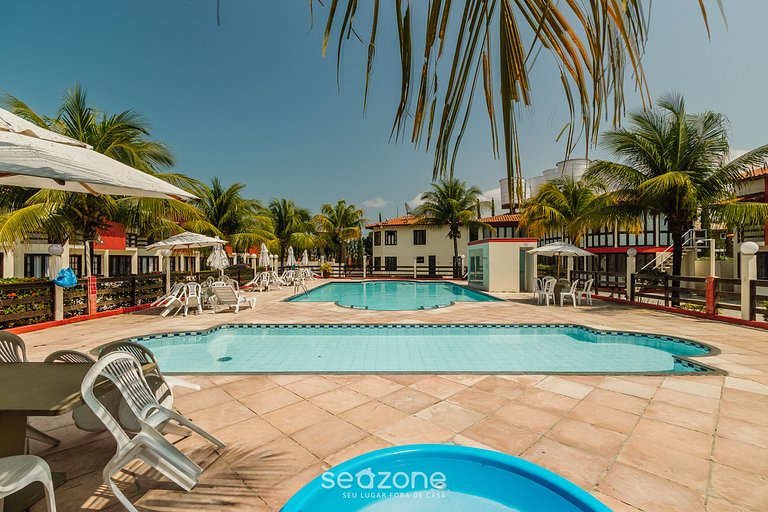 Casa a 400m da Praia em cond. c/ piscina RSM0023