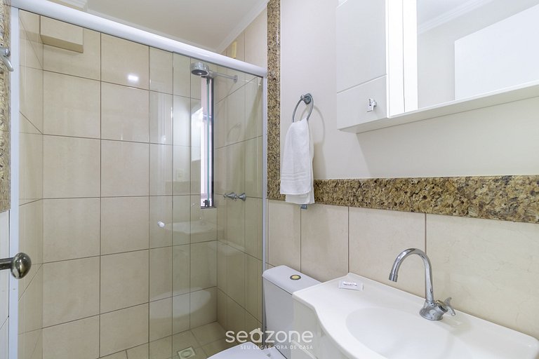 Apto vista mar loc privileg. 2min praia BC ESA0902