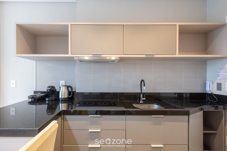 Apto 1D vista mar y gimn. 280m playa MHF1804