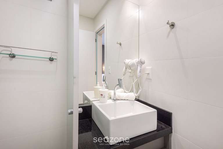 Apto 1D vista mar y gimn. 280m playa MHF1804